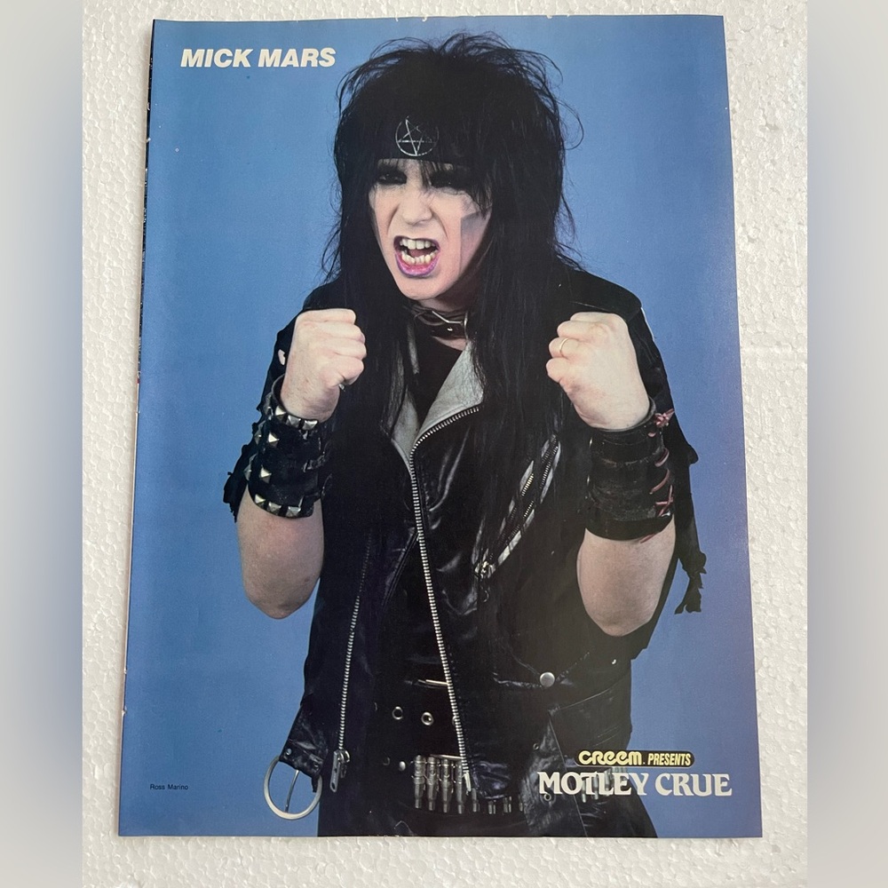 Motley Crue Mick Mars pinup